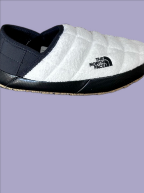 The North Face ThermoSlip Quilted Mule - White & Black Thermoball Women's 8